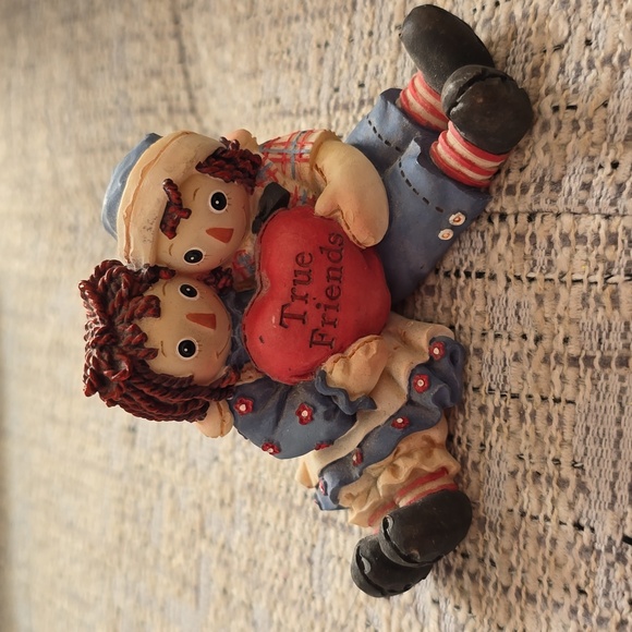 RAGEDY ANN & ANDY ENESCO FIGURINE TRUE FRIENDS VINTAGE DECOR LIMITED EDITION - Picture 2 of 8